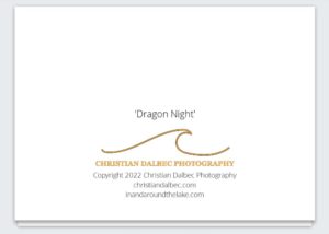 Dragon Night – Greeting Card