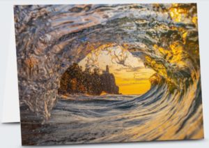 Framed In Fall – Greeting Card