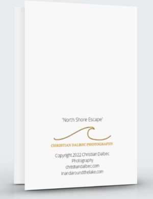 North Shore Escape – Greeting Card